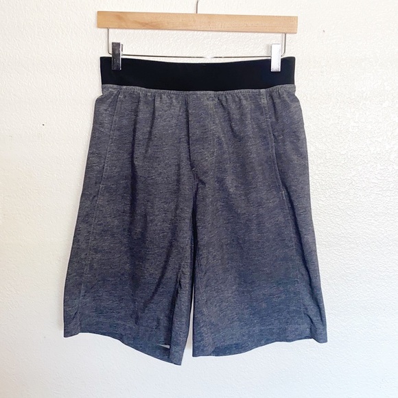 lululemon athletica Other - Lululemon Mens Gray Black Drawstring Shorts